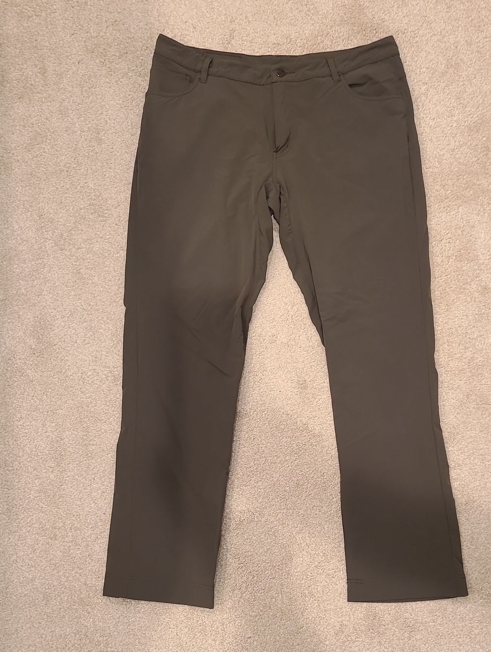 Black Diamond Olive Green Stretch Chinos